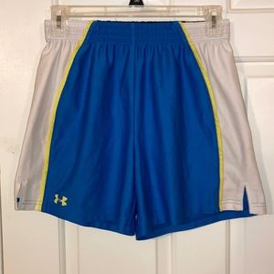 Under Armour blue running shorts